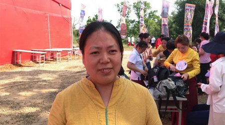 圣德释证达孺尊主法“观音大悲加持法会” ， 多人立誓见到了观音菩萨