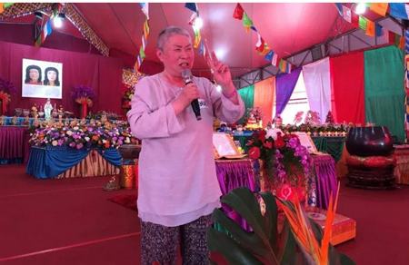 圣德释证达孺尊主法“观音大悲加持法会” ， 多人立誓见到了观音菩萨